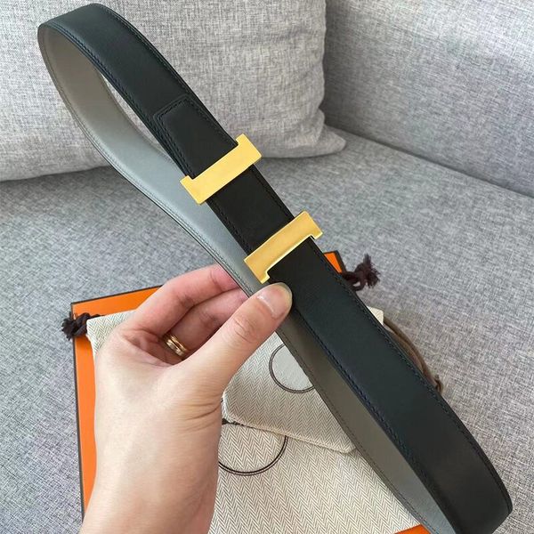 

men belts high-end custom mens and womens real cowhide belt togo leather couple belt width 3.2 3.8 cm, Black;brown