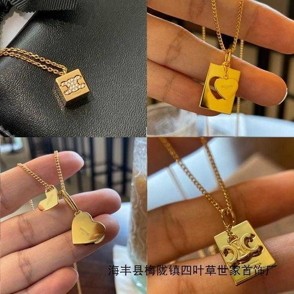 

a love letter p album of goods from sai jia and thick gold triumphal arch diamond necklace, Silver