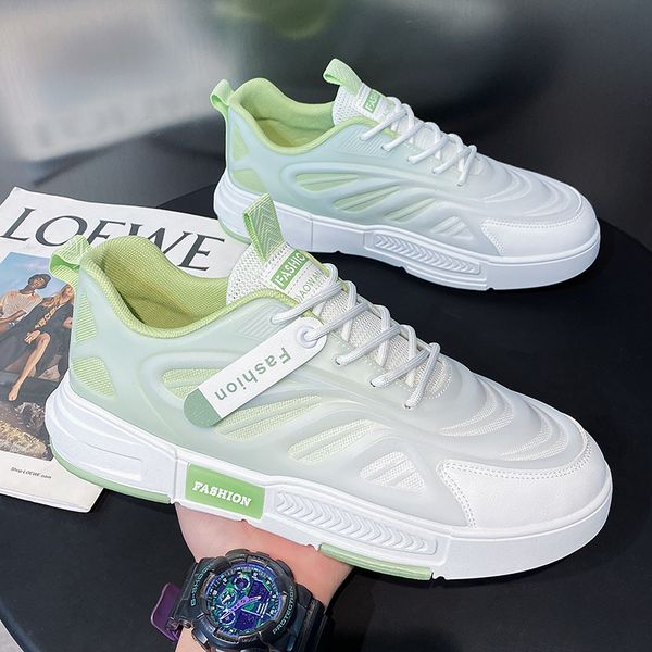 

2023 dress men women shoes running green purple blue increase comfortable mens trainers outdoor sneakers size 39-44 color35345 s107 s, Black