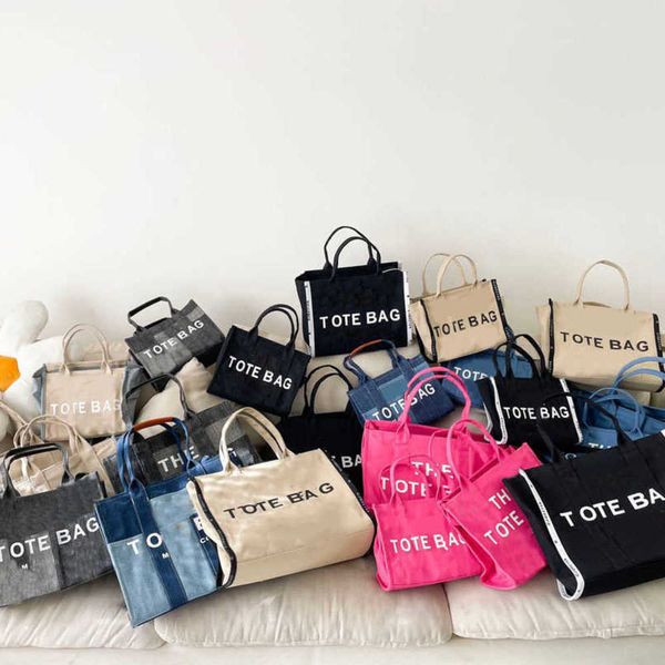 

totes three sizes 8 colors the tote bag bag designer bags women quality all-match alphabet pattern shoulder shoppings handbags 230302
