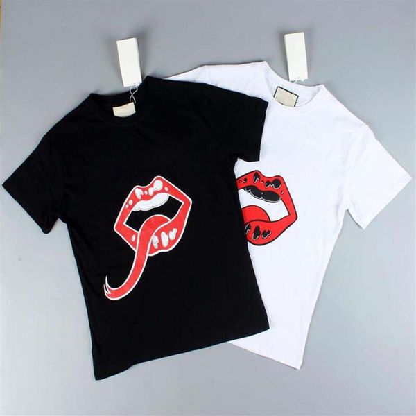

fashion-men's casual t-shirt 2020 new women fashion letters print tshirts men breathable tee shirt crew neck women cloth2350, White;black
