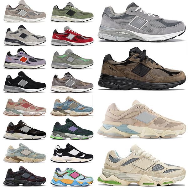 

9060 athletic sneakers running shoes 990 v3 for mens women blue haze jjjjound brown black ivory cream pink sand bricks & wood on cloud 990v3, White;red