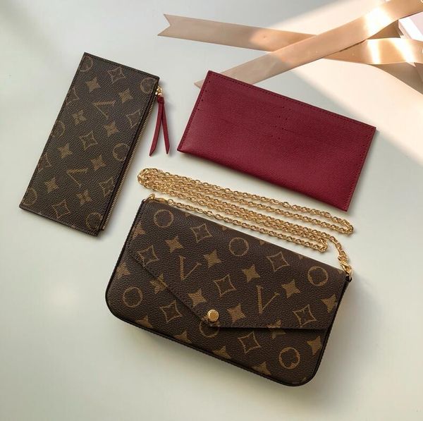 

fashion designer woman bag women shoulder bag handbag purse original box genuine leather cross body chain high grade quality 68484512