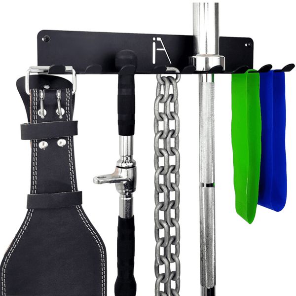 

iron american omega multi purpose gym storage rack 9 prong 17 inch