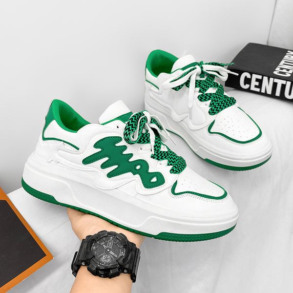 

2023 men women running shoes white black white green increase comfortable mens trainers outdoor sneakers size 39-44 color13