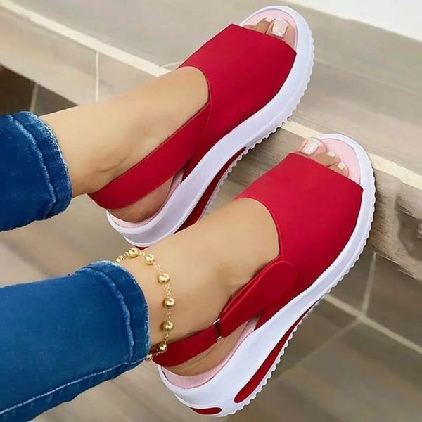 

dress shoes summer women sandals peep toe ladies lightweight woman breathable fashion non slip female footwear 230301, Black