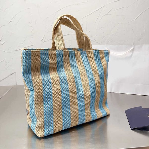 

woven beach tote bag women designer bags crossbody high capacity straw totes shoulder bags luxurys handbag clutch female summer shopping pur