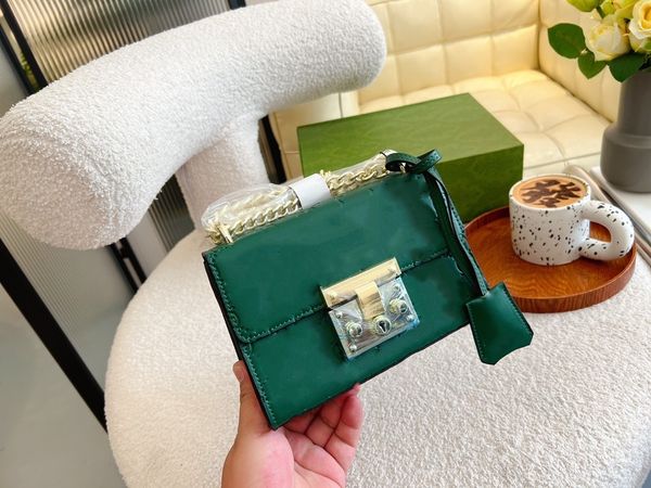 

designer crossbody bag full leather embossed key lock buckle with structural senseone shoulder tote