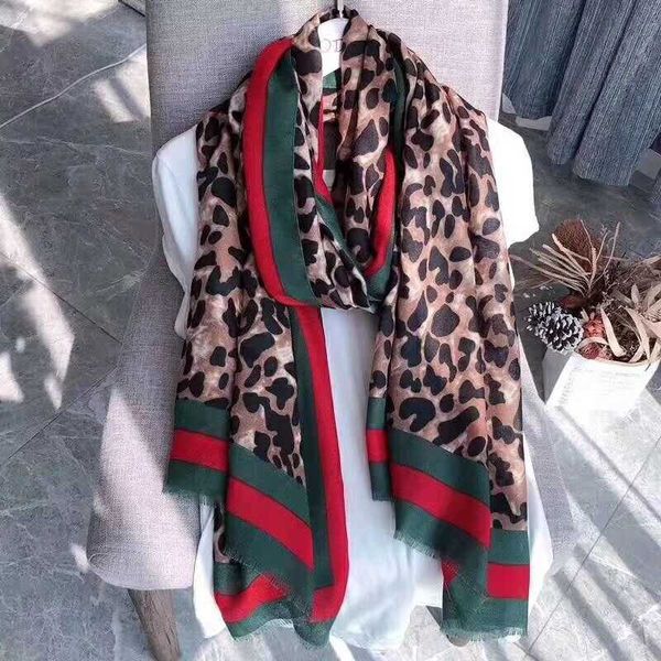 

scarves 2019 new arrival animal leopard printing fashion women shawls border scarf soft wraps headband hijab foulard bandana ll190923 l23030, Blue;gray