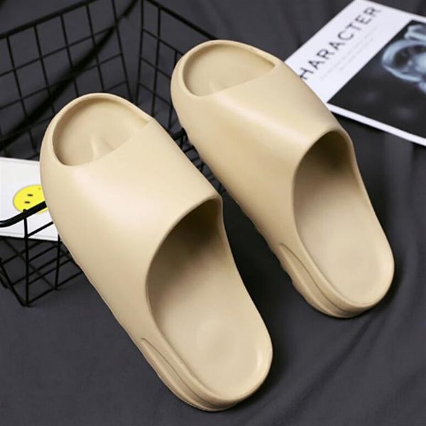 

leather anti-slip wear-resistant slides summer beach indoor flat g sandals slippers house flip flops with sandal288p, Black