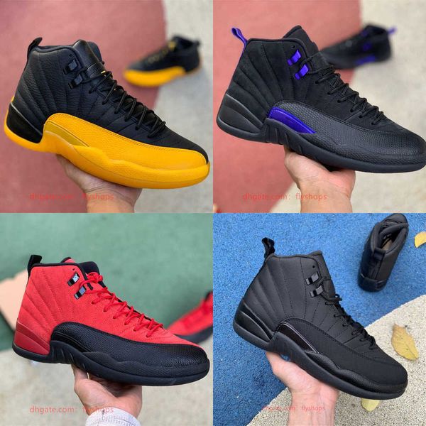 

a ma maniere jumpman utility grind 12 12s mens high basketball shoes twist gold indigo flu game dark international flight ovo white the mast
