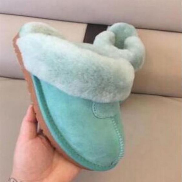

2020 sell classic design 51250 warm slippers goat snow boots martin boots short women boots keep warm shoes205y, Black
