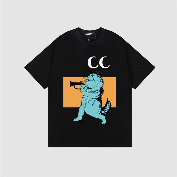 

men's t-shirts fashion men t-shirt 2023 ggity new cotton soft wrinkle resistant printing letters casual student couple short lining 015, White;black