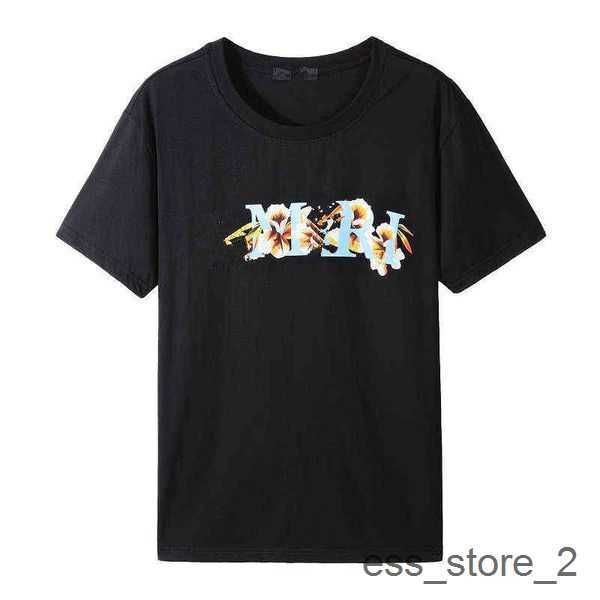

printed casual amirly man 2023 short hip tee fashion mens t-shirt cotton womens tees designer sleeve luxury t hop shirts streetwear tshirts, White;black