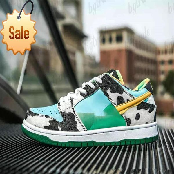 

2022 ben and jerry x sb low -pro qs chunky dunky designer skateboard shoes mens womens trainers casual sneakers j c o q2676, Black