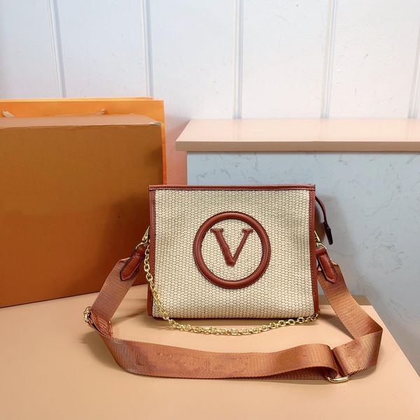 

designer catwalk straw bag fashion luxury design summer travel shoulder bag for men and women portable large capacity tote