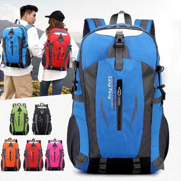 

backpack 40l waterproof men women backpack travel pack sports bag pack outdoor mountaineering hiking climbing camping backpack