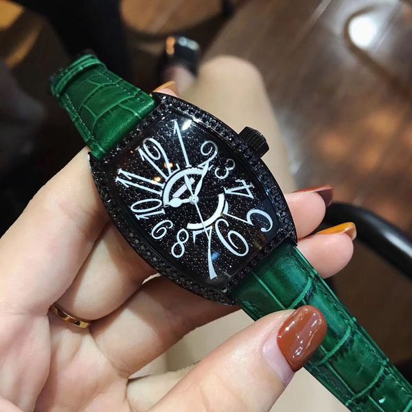 

abb_watches womens watch luxury automatic quartz watches modern dress wristwatch leather rectangle stainless steel pin buckle watch outdoor, Slivery;brown