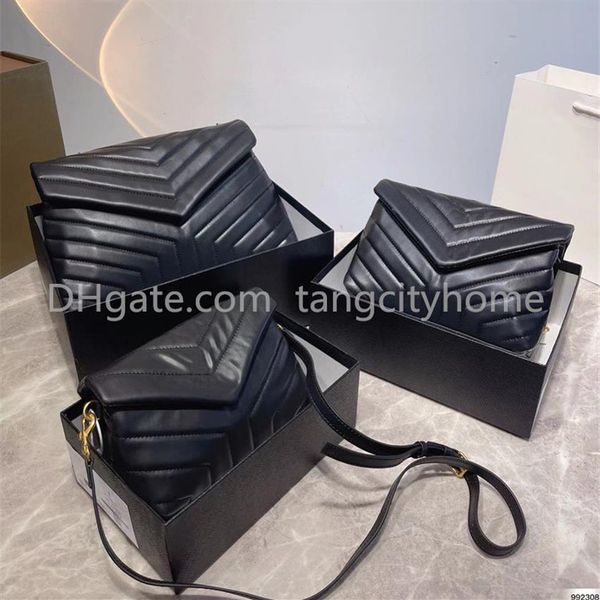 

one shoulder cross body bag leather messenger bags luxury designer women's handbag simple bag ladies metal chain280k