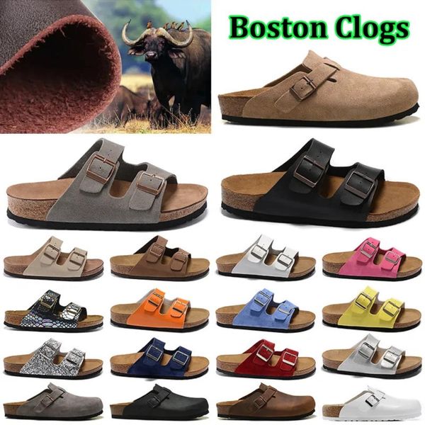 

slippers sboston birkenstocks sandal clogs sliders designer sneakers clog arizona men women platform slipper black white suede snake leather