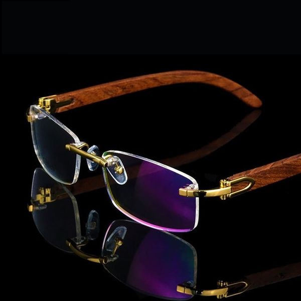

sunglasses frames rimless wooden gold glasses frame men light weight optical rim eyeglasses frames brand designer prescription myopia specta, Silver