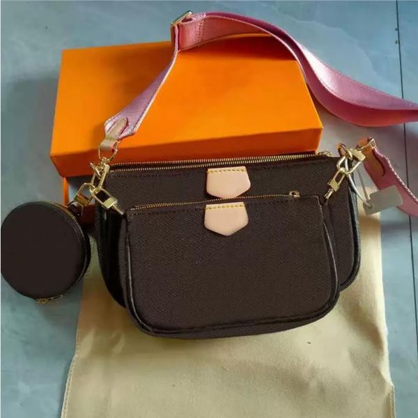 

designer multi pochette bags luxury accessoires fashion women shoulder 3 piece set cross body handbag 3pcs louiseity bags viutonity lvs
