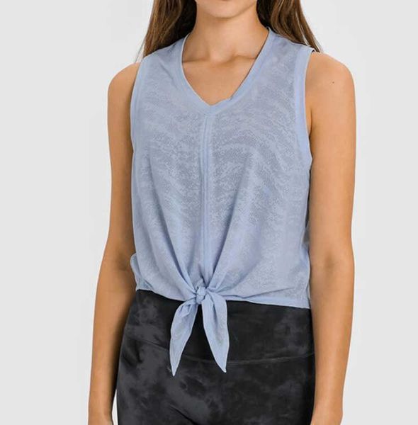 

women's tanks camis spring and summer new jacquard bandage ice feeling sleeveless sports t-shirt women loose breathable moisture wickin, White