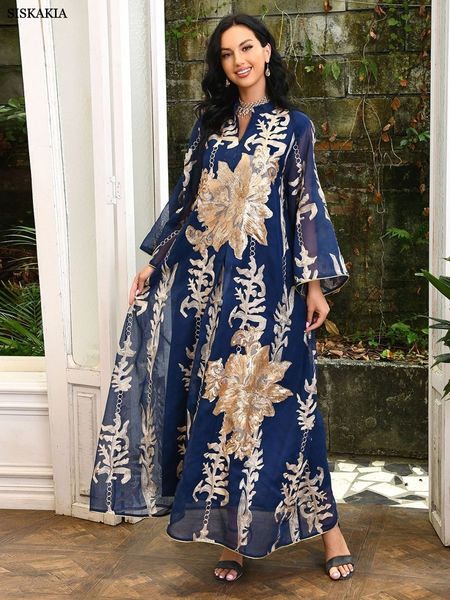 

ethnic clothing abayas for women luxury sequins embroidery party dresses moroccan caftan turkey arabic jalabiya islamic ethnic abayat 230302, Red