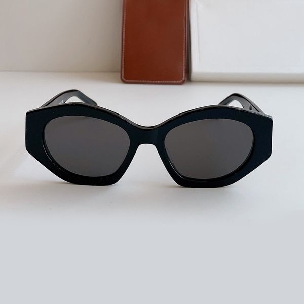 

black grey irregular sunglasses for women sun shades designers sunglasses occhiali da sole sunnies uv400 eyewear with box, White;black