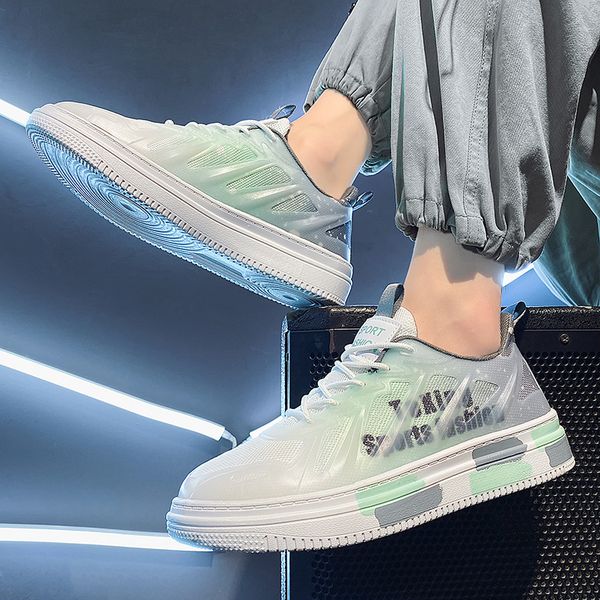

2023 men women running shoes greyish orange greyish green black green mens trainers outdoor sneakers size 39-44 color20