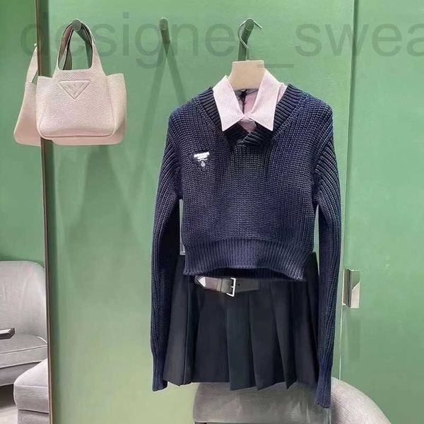 

women's sweaters designer fashion peach heart neck slim knitted short pullover 23 early spring new small embroidery female g5ze, White;black