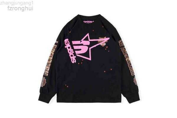

22sss 555 designer hip hop kanyes style spider hoodie spider jumper european and american hip-hop singers with the same paragraph couple zpe, Black