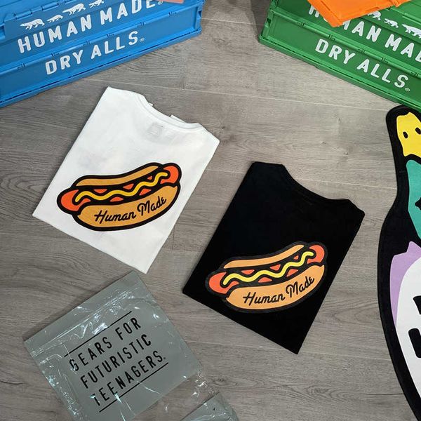 

men's t-shirts human made fashion shirts men 1 1 human made dog short sleeve women harajuku summer style tee mens cloing g230301, White;black