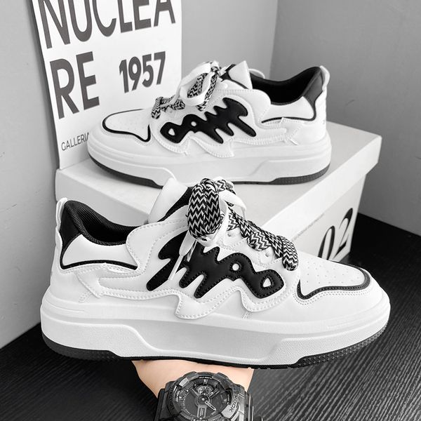 

2023 men women running shoes white black white green increase comfortable mens trainers outdoor sneakers size 39-44 color4