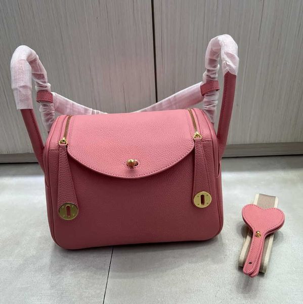

designer h ermes tote bags lind luxurys handbags 2023 new h family s layer cow skin and litchi pattern 1826 leather doctor medicine box port