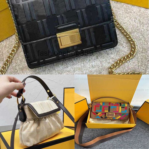 

bags shoulder designer women brooch baguette bag fashion handbags woman denim embroidery chain bag underarm luxurys f quality