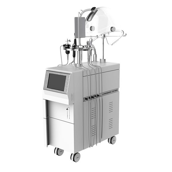 

salon private smart skin hydro dermabrasion jet peel hyperbaric oxygen therapy facial machine, Black;white