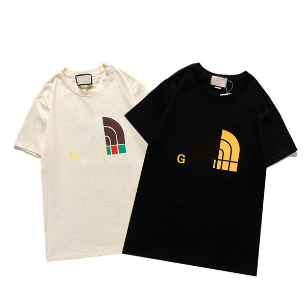 

2021 mens t shirts summer shirt casual printing hip hop fashion men women short sleeve tees size qaq199h, White;black