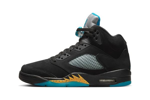 

shoes boots og 5 aquatone men 5s black/aquatone-taxi dd0587-047 sports sneakers