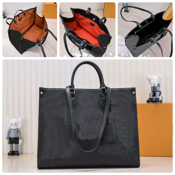 

2023 designer luxury tote single shoulder bag interior zipper bag 44571