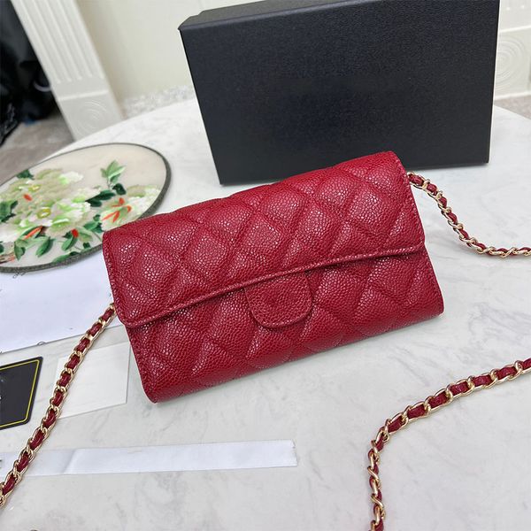 

womens classic mini flap square bag caviar leather gold metal hardware matelasse chain crossbody shoulder handbags luxury designer purse sac