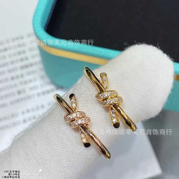 

bcbc t home knot diamond ring women's s925 sterling silver rope around index finger