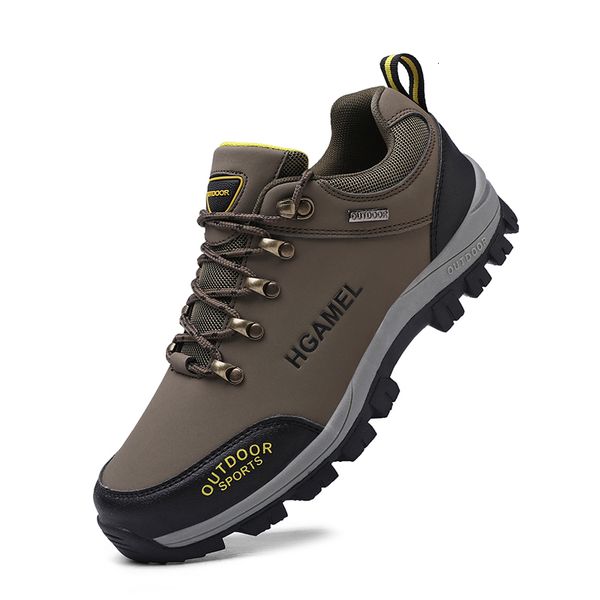 

dress shoes outdoor men treking shoes breathable climbing hiking sneakers men trainers comfortable walking casual shoes men camping shoes 23, Black