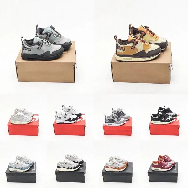 

2022 kids shoes 87s boy gril sport sneakers designer brand baby toddler classic runner trainers children outdoor sports shoe eur 28-35 u5fc#, Black