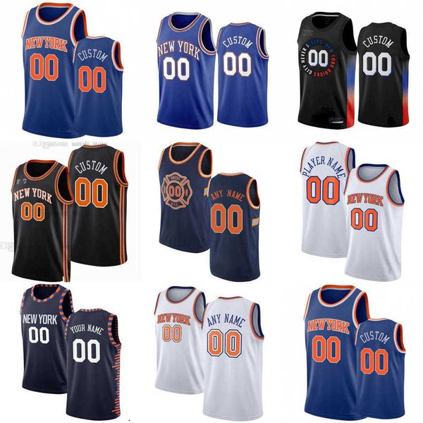 

2023 75th custom men women youth new york''knicks''taj 67 gibson quentin 6 grimes kevin 20 knox ii nerlens 3 noel basket, Black;red