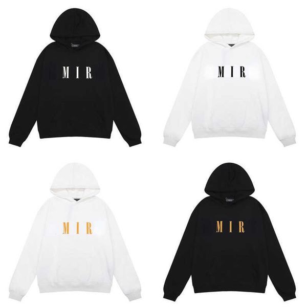 

autumn sweatshirt mens hoodie am printed hooded sweater designer hoodies men women hoody oversize pullover coat 4xl 5xl, Black