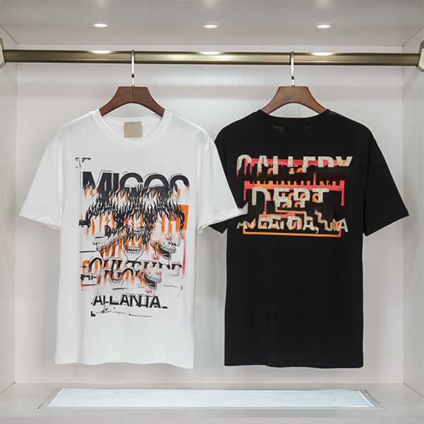 

men's plus tee galleryes depts new luxury design t-shirt for early spring of 2023 men's women's cotton casual shirt fashion c, Black;brown