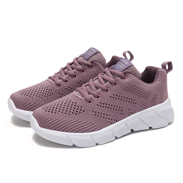 

designer women spring breathable running shoes black purple black rose red womens outdoor sports sneakers color1