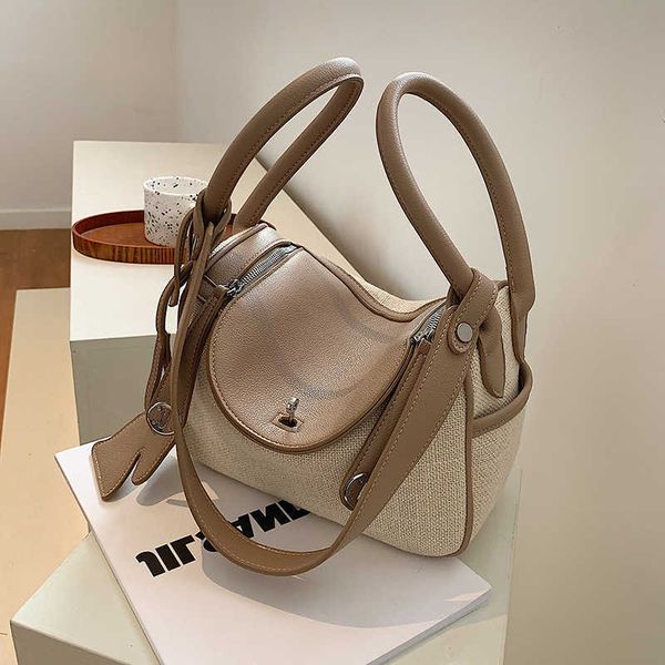 

original designer h lind classic handbag 2023 spring and summer new style fashion street shoot handheld single shoulder oblique cross channe