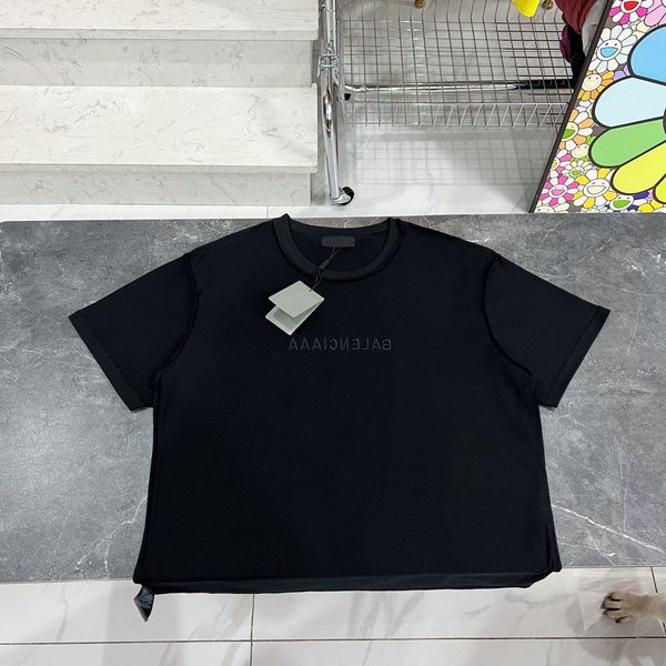 

men's plus tees & polos round neck embroidered and printed polar style summer wear with street pure cotton b12w, Black;brown